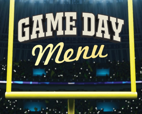 game day menu