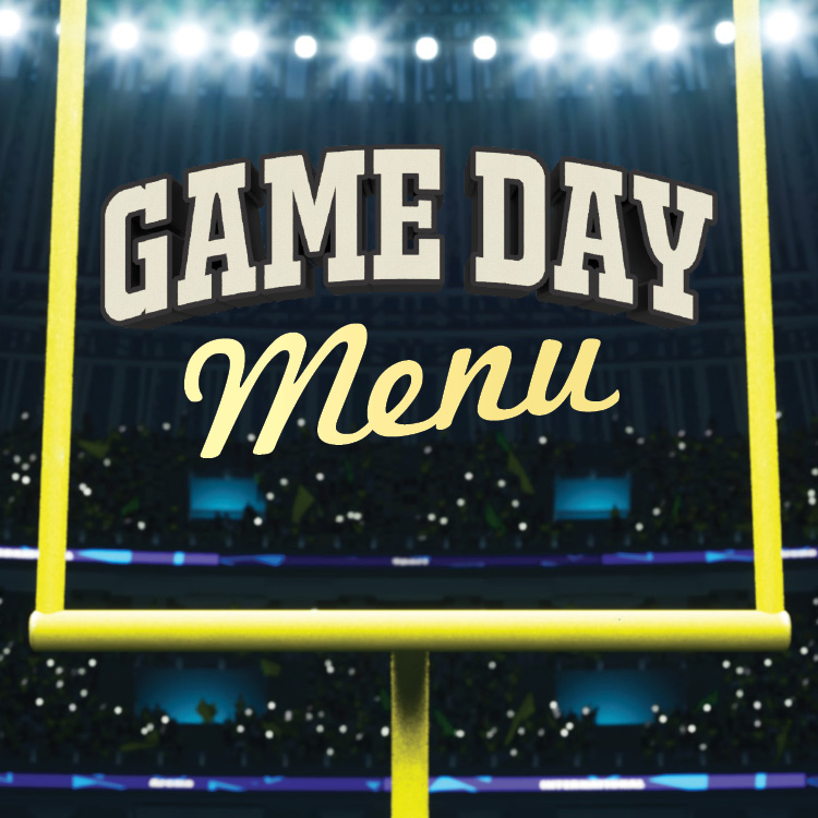 game day menu